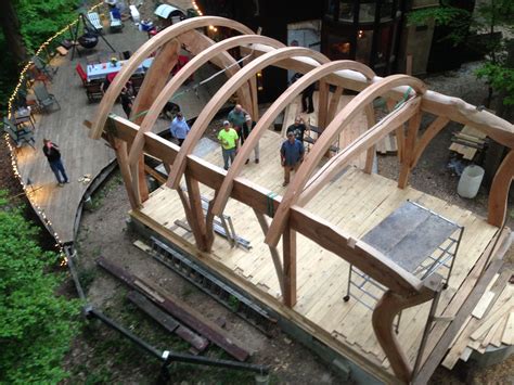 A cherry cruck frame part 5: Round rafters « GFD Woodworking