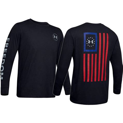 Under Armour Freedom New Flag Long Sleeve Crew Shirt Men's