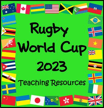 Rugby World Cup 2023 Resource Pack by A Crucial Week | TPT