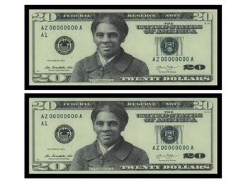 Harriet Tubman Twenty Dollar Bill Handout by Steven's Social Studies