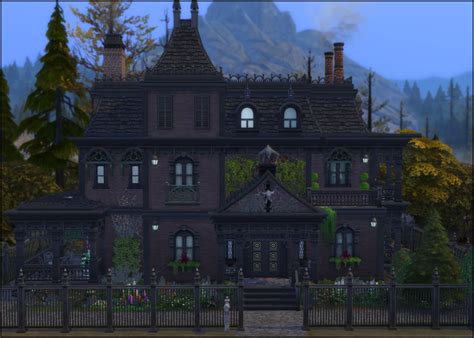 Fox Hollow Victorian Gothic House by KirsiF at Mod The Sims 4 » Sims 4 ...