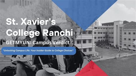 GetMyUni's Verdict on St. Xavier's College Ranchi