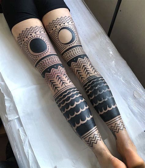 45 Jaw-Dropping Leg Sleeve Tattoos That Will Make You Want One | Bored Panda