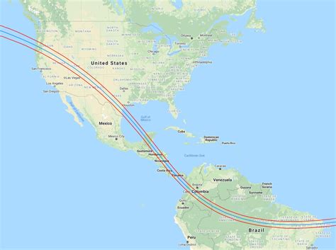 2023 Solar Eclipse Map 2023 | Images and Photos finder