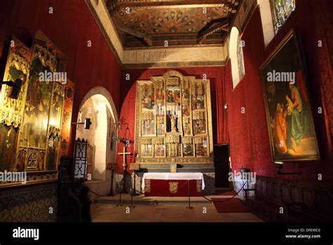 Interior view of the Alcazar de Segovia, Spain Stock Photo - Alamy