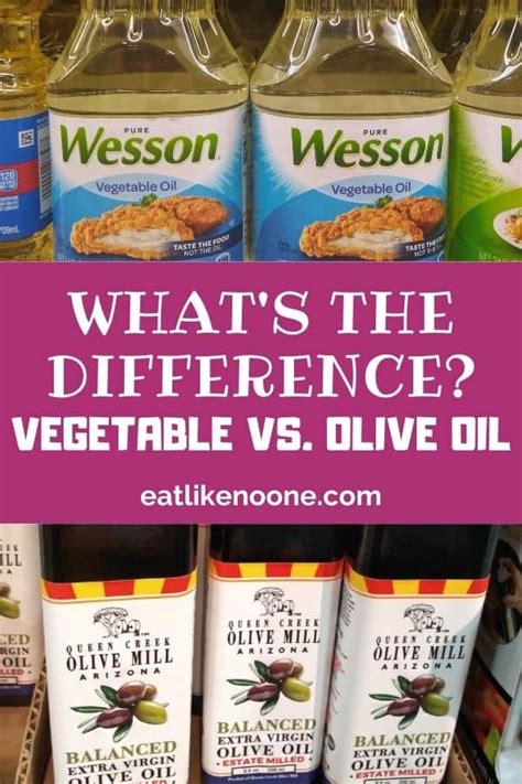 Cooking with Olive Oil vs. Vegetable Oil - Eat Like No One Else