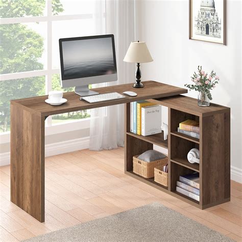 Buy HSH L Shaped Computer Desk, Reversible L-Shaped Desk with Storage ...