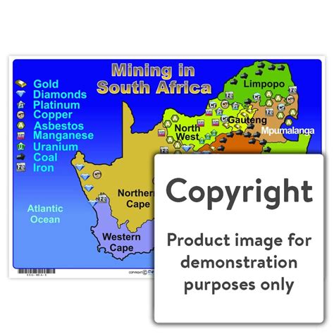 Map of Mining in South Africa — Depicta