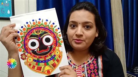 Pattachitra painting tutorial with artist Trivenika - YouTube