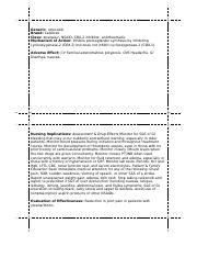 celecoxib.docx - Generic: celecoxib Brand: Celebrex Class: analgesic NSAID COX-2 inhibitor ...