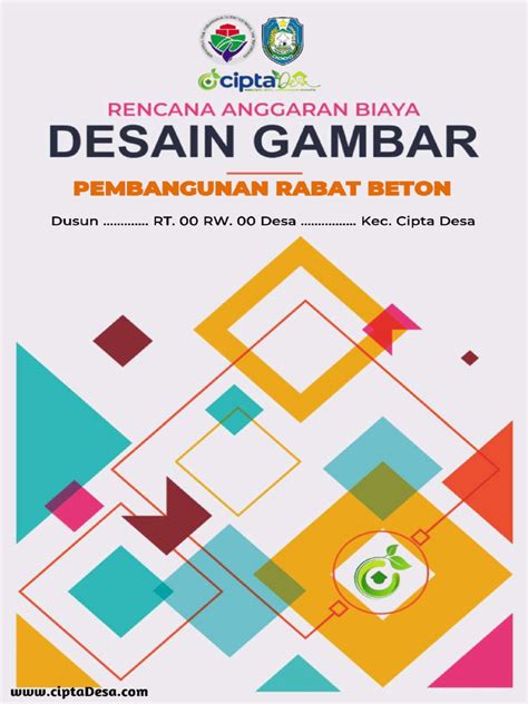 RAB dan Gambar Desain Rabat Beton | PDF