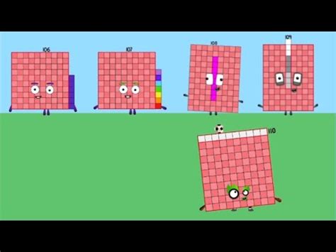 Numberblocks band 106-110 - YouTube