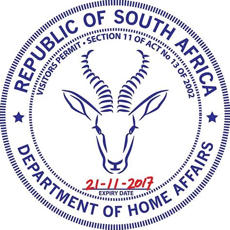 South Africa Passport Stamp