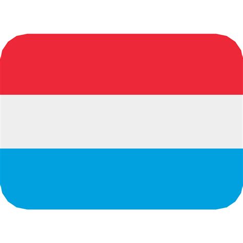 Flag For Flag Luxembourg Vector SVG Icon - SVG Repo