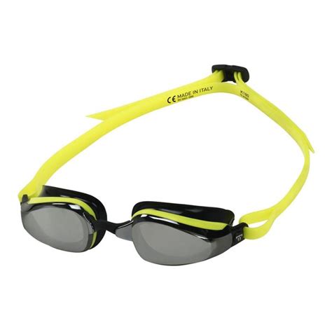 MP Michael Phelps K180 Mirrored Yellow/Black Goggles