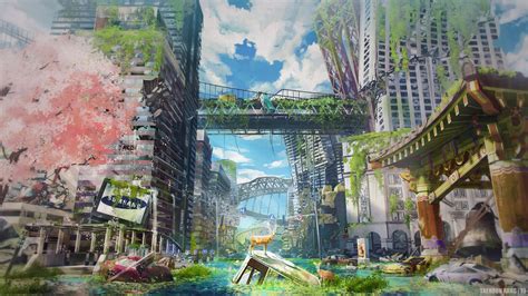 ArtStation - # post-apocalypse (city)