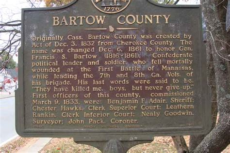 Bartow County - Georgia Historical Society