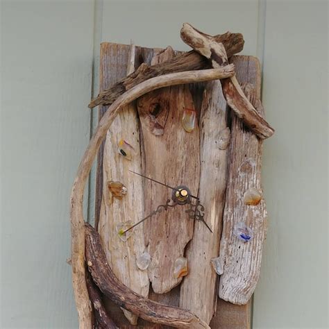 Driftwood Clock - Etsy