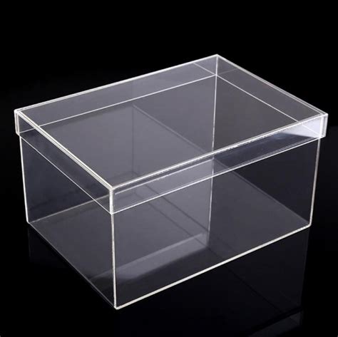 Factory Price High Quality Clear Acrylic Box With Lid,Clear Acrylic Shoe Box Wholesale ...