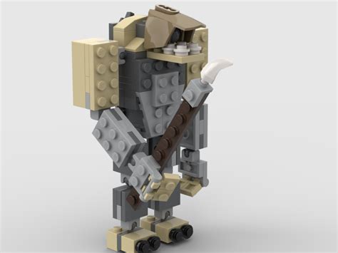 LEGO MOC Olog hai with spear by kaiju_brick | Rebrickable - Build with LEGO