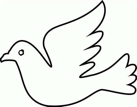 Free White Dove Coloring Page, Download Free White Dove Coloring Page png images, Free ClipArts ...