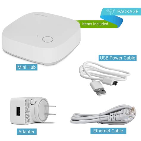 orvibo ZBMHUB-W ZigBee Hub, Smart Home Hub for ZigBee Home Automation ...