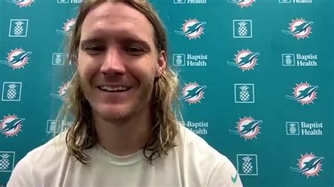 Miami Dolphins LB Andrew Van Ginkel Meets With the Media | Training Camp | August 24, 2020 - YouTube