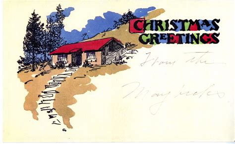 Charming architect-designed Christmas cards through history - Curbed