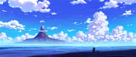 2560x1080 Anime Scenery Sitting 4k Wallpaper,2560x1080 Resolution HD 4k Wallpapers,Images ...