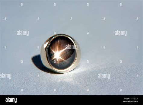 Star Sapphire Gemstone Stock Photo - Alamy