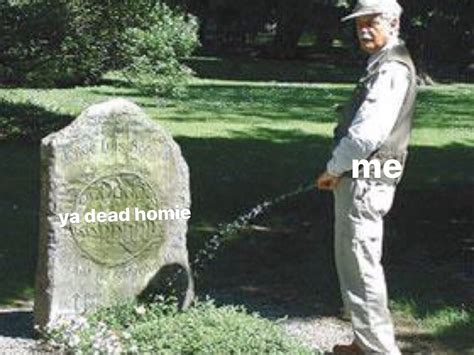 pee on grave Blank Template - Imgflip