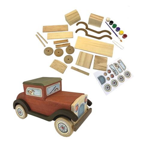 Egmont Toys Wooden Oldtimer Car To Paint – Petit Bazaar