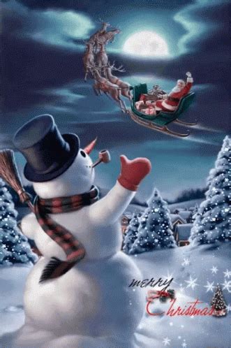 Snowman Hi GIF - Snowman Hi Navidad - Discover & Share GIFs