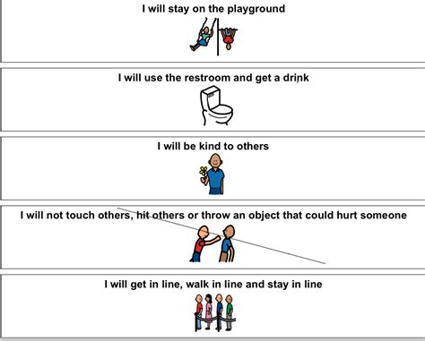 Recess Rules | Recess rules, Classroom expectations, Following directions