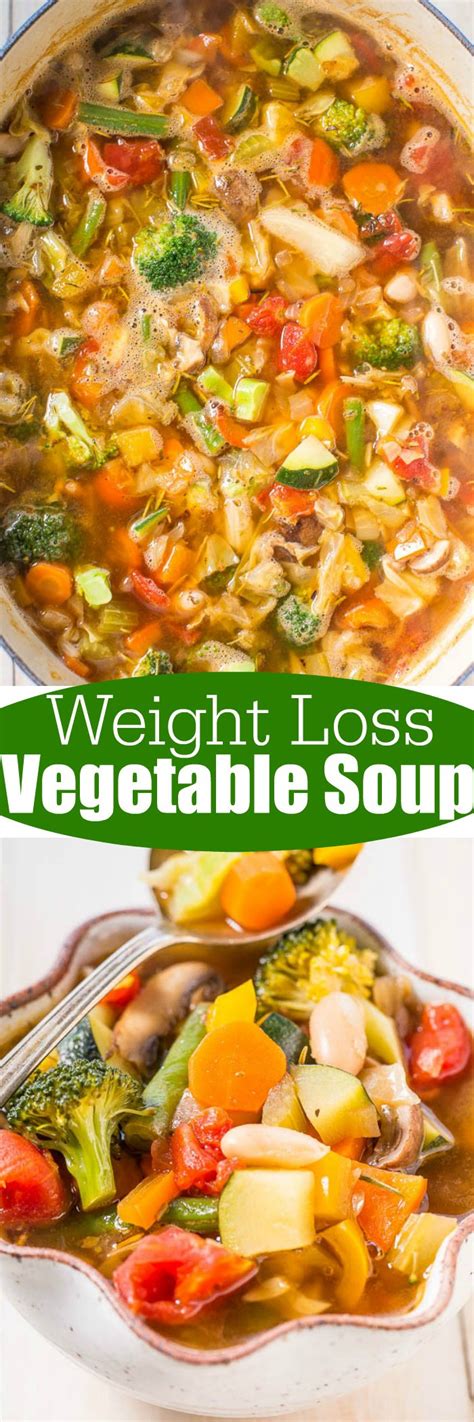 weight loss vegetable soup diet recipe