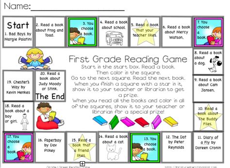 Reading Games for your Students - Library Learners