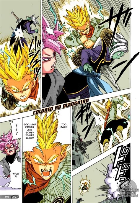 Mango's Coloring Board — Future Trunks Dragonball super manga Colored By...