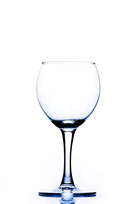 Royalty-Free photo: Empty clear wine glass | PickPik