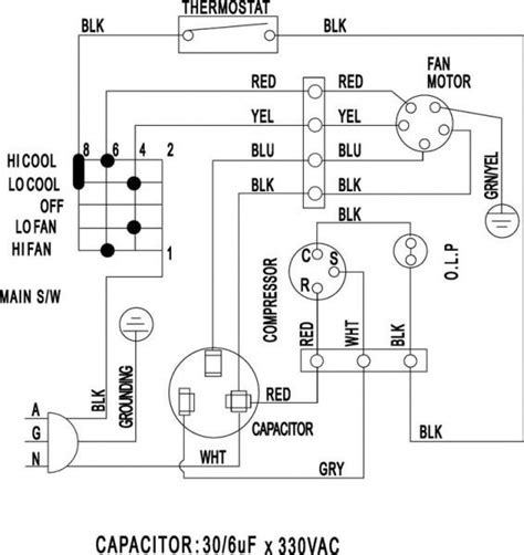 Window Ac Capacitor Wiring