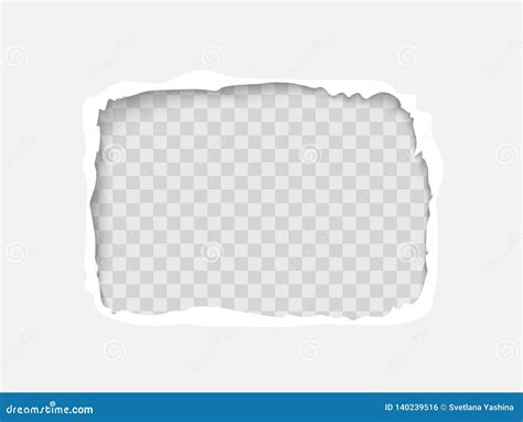 Torn Paper Frame Vector Illustration Template, Ripped Paper Edges Stock Vector - Illustration of ...