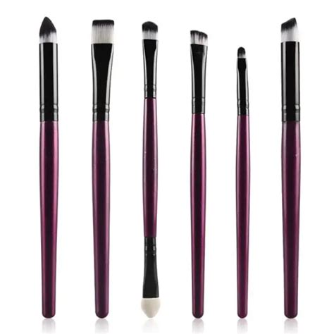 MAANGE Purple Professional makeup brushes Fashion 6PCS Cosmetic Makeup ...