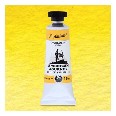 Watercolor Paint - Aureolin, 15 ml | American Journey