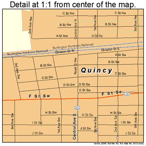 Quincy Washington Street Map 5357115