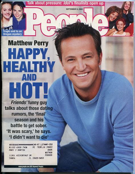 People Magazine September 2002- Matthew Perry- Princess Diana- Aaron Eckhart: (2002) Magazine ...