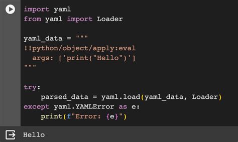 資安宣導 — 為什麼使用 PyYaml 解析 YAML 時要使用 safe_load 才對 - MyApollo