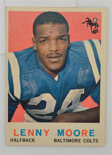 1959 Lenny Moore Baltimore Colts Topps #100 Football Card | Property Room