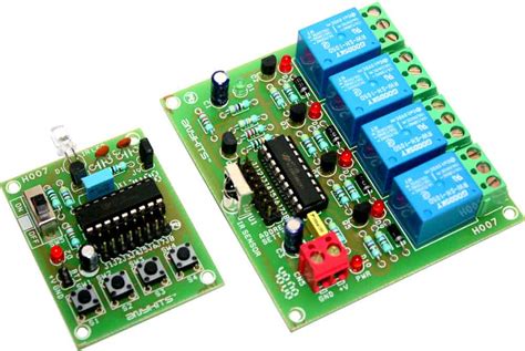 4 channel infrared remote relays - Electronics-Lab