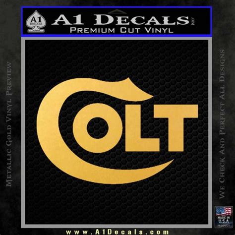 Colt Firearms Decal Sticker » A1 Decals