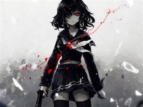 Bloody Anime Girl Wallpapers - Top Free Bloody Anime Girl Backgrounds ...