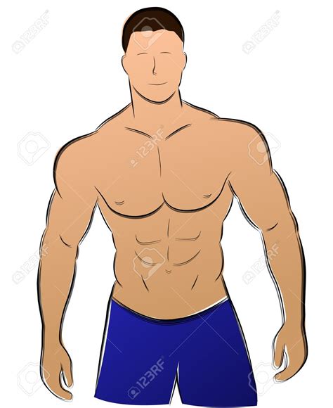 Cartoon Muscle Man Drawing at GetDrawings | Free download